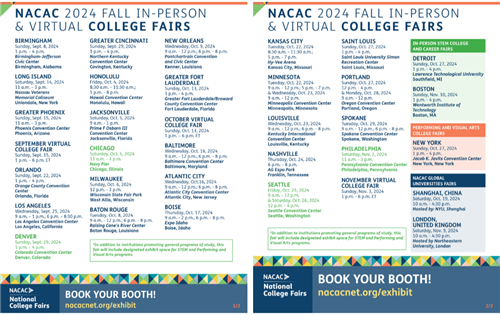 NACAC 2024 College Fair